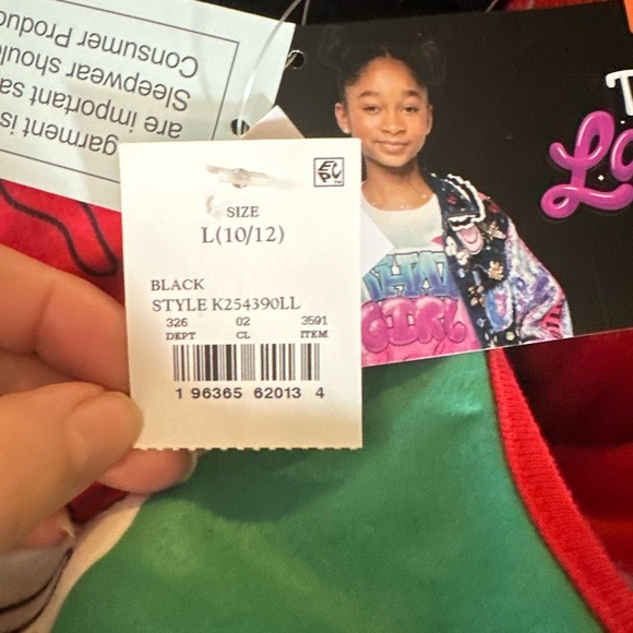 that girl laylay nickelodeon pajamas 3 pc set new with tags #NWT Size 10-12 - Picture 2 of 4